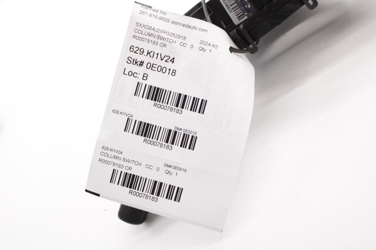 21-24 Kia K5 GTLine 1.6L Steering Column Light Turn Signal Wiper Switch *ReaD* - Alshned Auto Parts