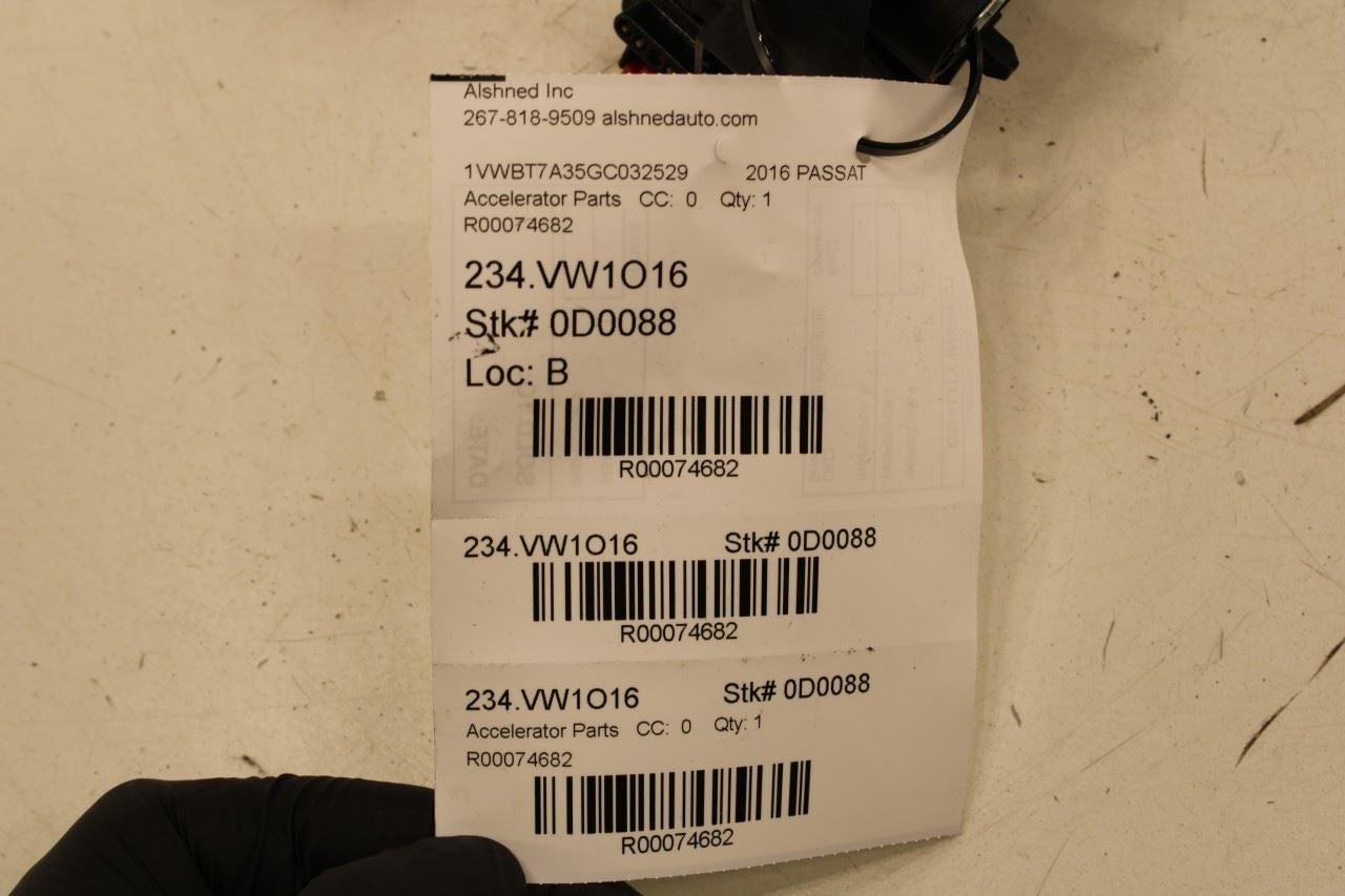 2012-2019 Volkswagen Passat SE 1.8L FWD Accelerator Throttle Gas Pedal Sensor - Alshned Auto Parts