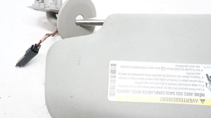 13-17 Cadillac XTS Passenger Right Side Sun Visor (Gray) OEM 15804773 - Alshned Auto Parts