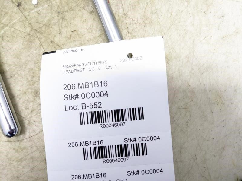2015-23 Mercedes-Benz C300 4Matic 2.0L AWD Rear Right Side 2nd Row Seat Headrest - Alshned Auto Parts