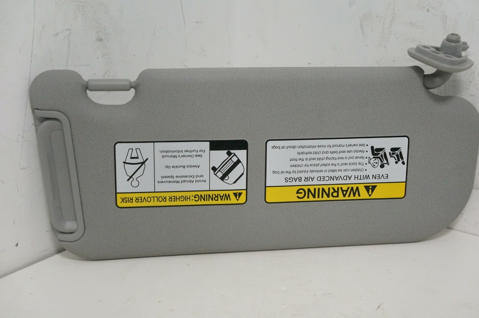 2010-15 Hyundai Tucson LH Driver Sun Visor Sunvisor Gray 85210-2S570-OM OEM - Alshned Auto Parts