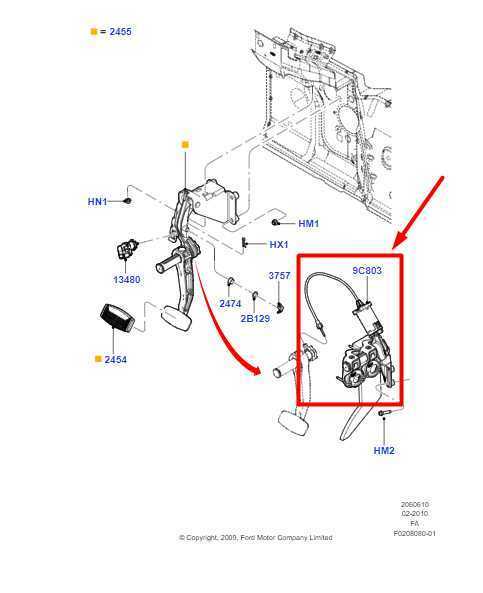 2014-2016 Ford F250 SD Adjustable Brake Pedal Motor Bracket EC34-9D823-BA OEM - Alshned Auto Parts