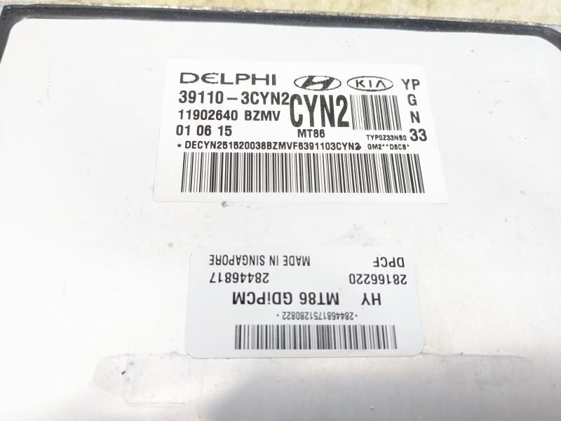 2015-2018 Kia Sedona 3.3L Engine Control Module ECU ECM 39110-3CYN2 OEM - Alshned Auto Parts