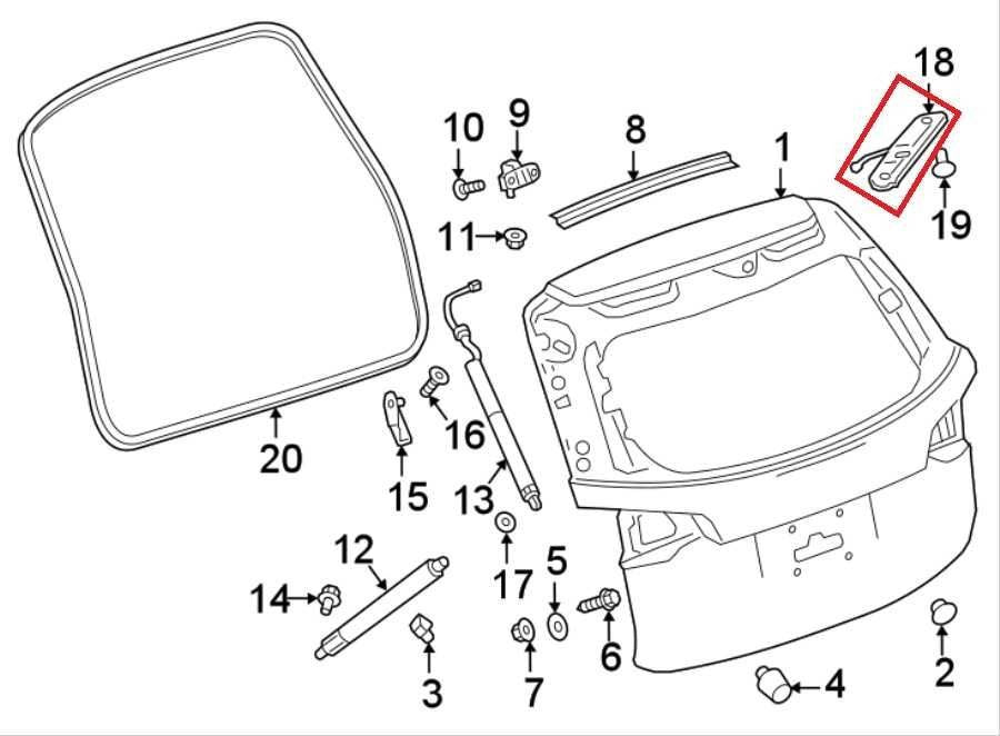 18-21 Chevrolet Equinox Rear Right and Left Liftgate Anti Pinch Sensor 229442181