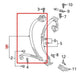 12-19 Volkswagen Passat SE 1.8L Rear Driver LH Side 2nd Row Seat Belt Retractor - Alshned Auto Parts