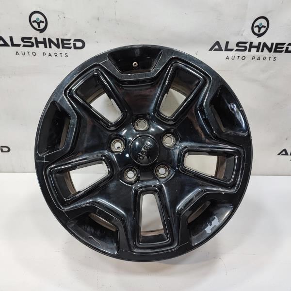 2014-2017 Jeep Wrangler Alloy Wheel R17x7.5 Gloss Black 5LW63TRMAA OEM - Alshned Auto Parts