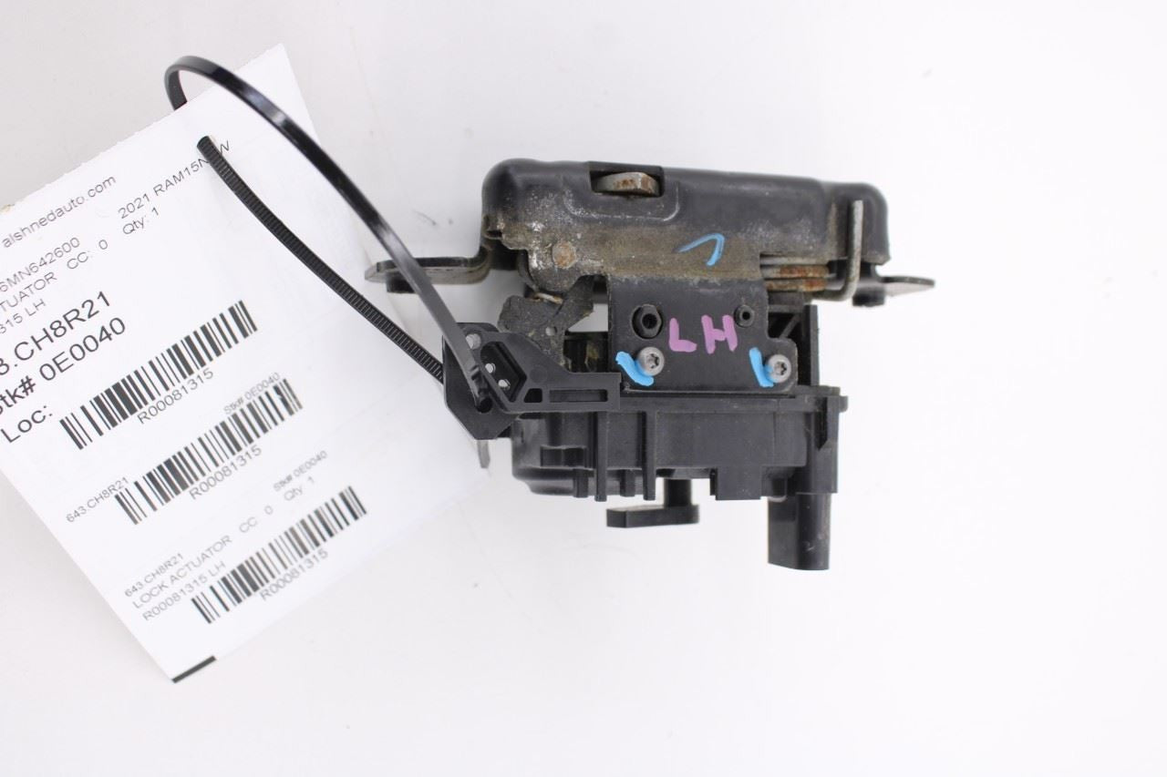 2019-23 RAM 1500 Big Horn Rear Left Side Liftgate Tailgate Lock Latch Actuator - Alshned Auto Parts