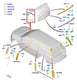 18-24 Ford Expedition Limited Front Left Exterior Roof Molding JL1B-7850463-AEW - Alshned Auto Parts