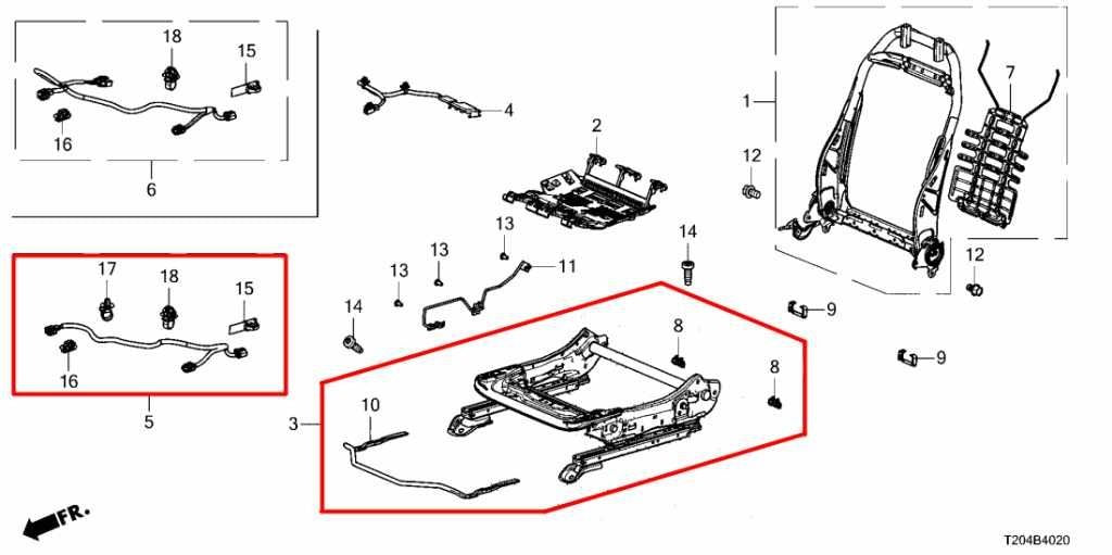 2022-26 Honda Civic Sport 2.0L Front Passenger Right Side Seat Lower Track Frame - Alshned Auto Parts