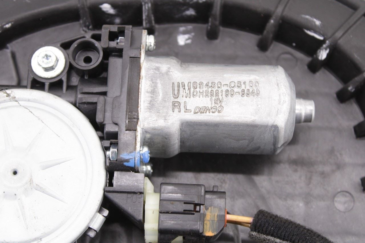 15-20 Kia Sorento EX Rear Left Side Door Window Regulator w/ Carrier and Motor - Alshned Auto Parts