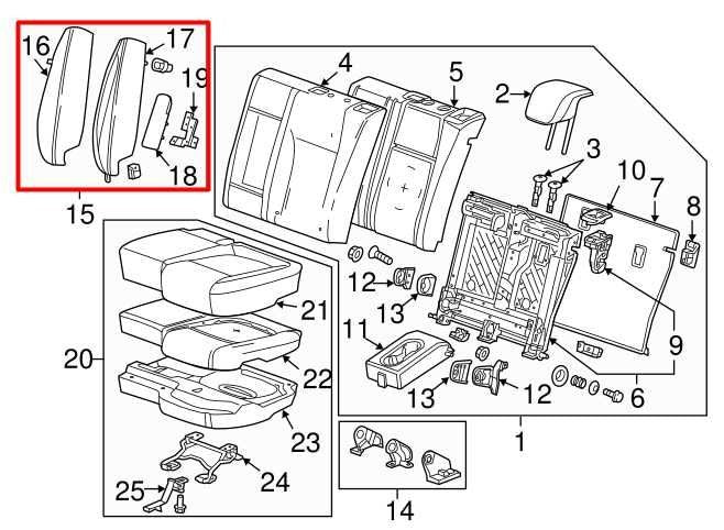 2017-2022 Buick Encore Rear Left Side 2nd Row Seat Cushion Bolster 42396101 OEM - Alshned Auto Parts