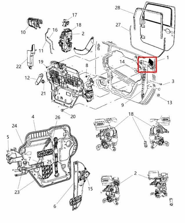 07-18 Jeep Wrangler Sport 2dr Front Right and Left Side Door Exterior Handle Set - Alshned Auto Parts