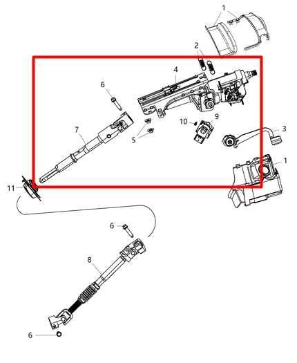 11-18 Jeep Wrangler Sport 2dr Steering Column Assembly w/ Brake Interlock Cable - Alshned Auto Parts