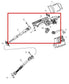 11-18 Jeep Wrangler Sport 2dr Steering Column Assembly w/ Brake Interlock Cable - Alshned Auto Parts