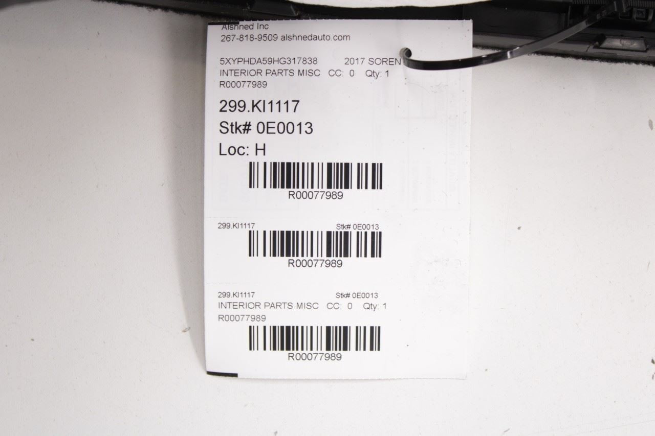 2015-20 Kia Sorento EX Rear Trunk Luggage Compartment Floor Box Tray 85715-C6000 - Alshned Auto Parts