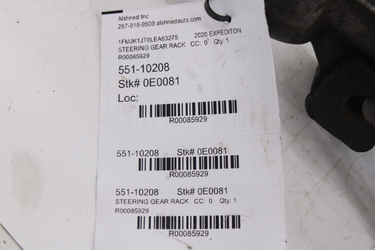 2018-21 Ford Expedition Max XLT Power Steering Gear Rack and Pinion ML1Z-3504-B14