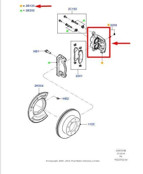 2013-2016 Ford F250 SD Front Right Side Brake Disc Caliper DC3Z-2B120-A OEM - Alshned Auto Parts