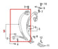 12-19 Volkswagen Passat SE 1.8L FWD Rear Right Side 2nd Row Seat Belt Retractor - Alshned Auto Parts