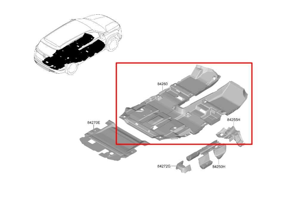 2021-23 Hyundai Santa Fe SEL Front and Rear Floor Interior Carpet Liner Covering - Alshned Auto Parts