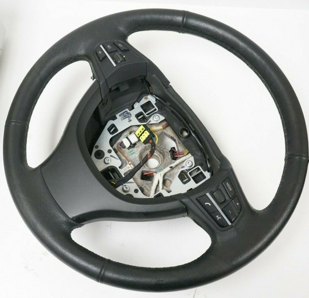 11-16 BMW 535i F10 Black Leather Steering Wheel W/ Controls OEM 32-33-6-790-886 - Alshned Auto Parts