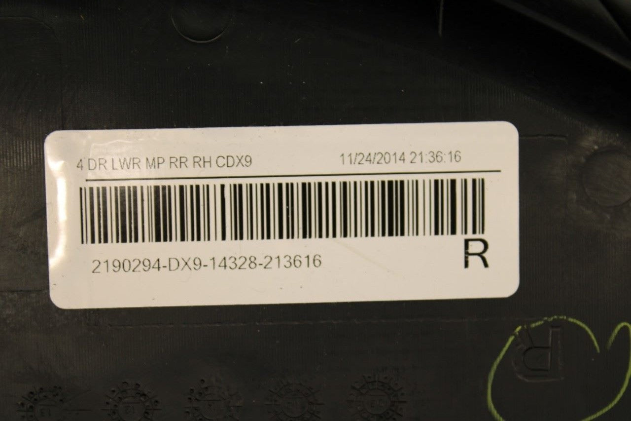 2013-2018 Ram 1500 Crew Cab Big Horn Rear Right Door Trim Panel 1YA461A8AF OEM - Alshned Auto Parts