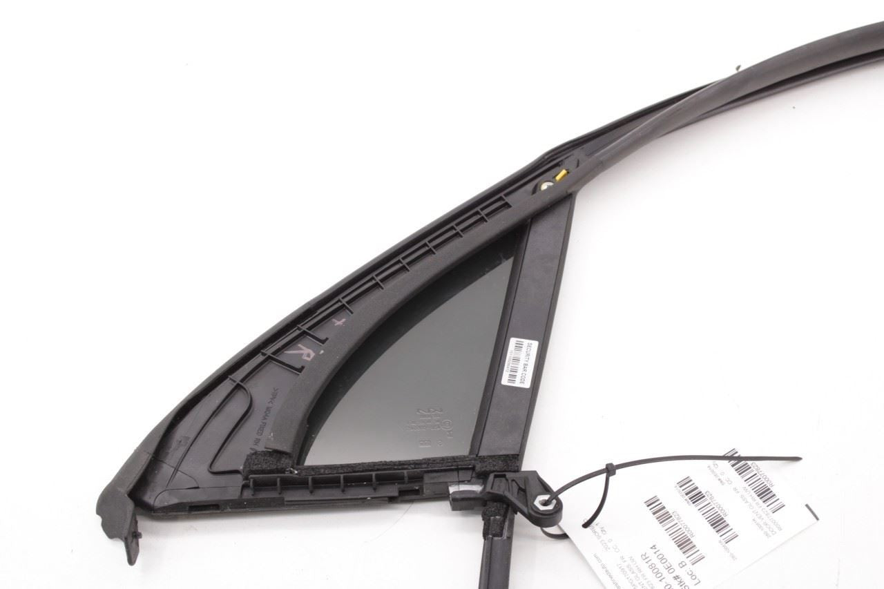 21-25 Kia Sorento XLine SX Prestige FR RH Door Fixed Vent Glass w/ Run Channel - Alshned Auto Parts