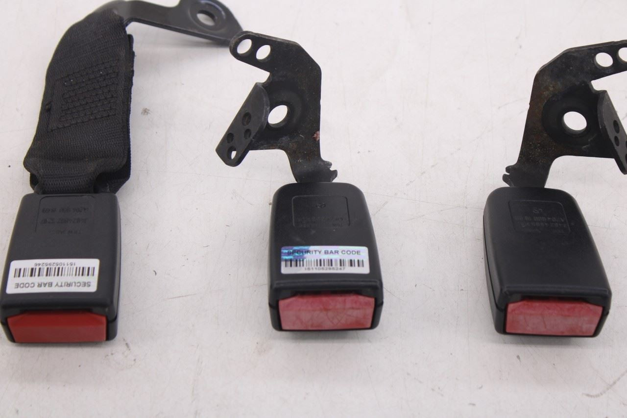 2008 Mercedes-Benz C350 Rear Right Left Side 2nd Row Seat Belt Buckle Set of 3 - Alshned Auto Parts