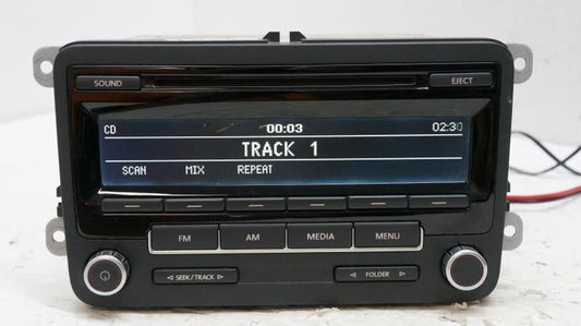 12-14 Volkswagen Passat AM/FM CD MP3 Radio OEM 1K0035164D CODE 1592 *ReaD* - Alshned Auto Parts