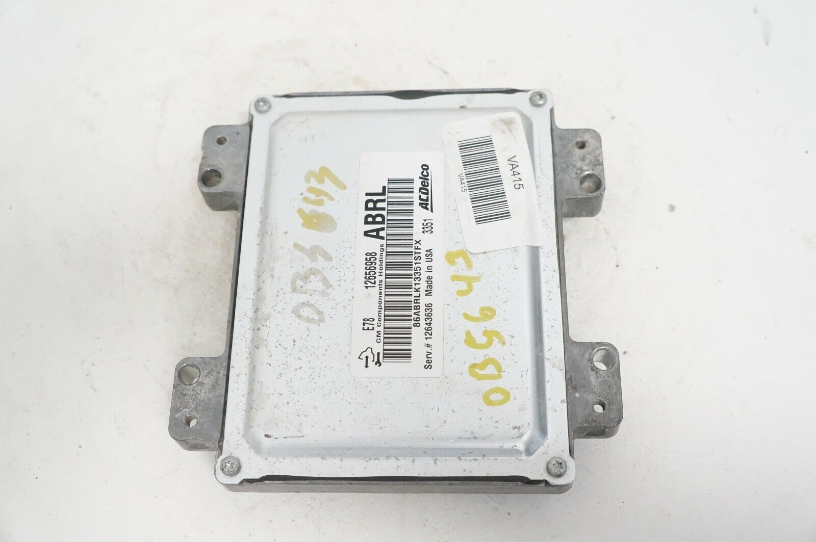 2012-2015 Chevrolet Cruze Computer Brain Engine Control ECU Module 12643636 OEM - Alshned Auto Parts