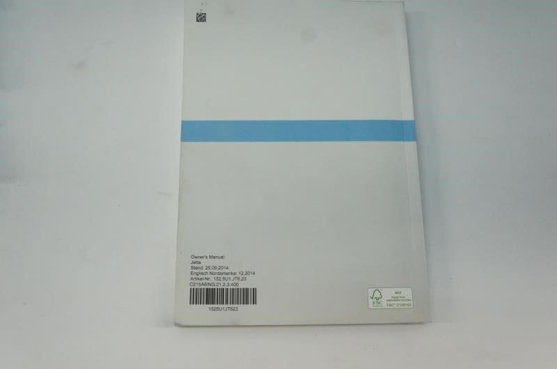 2015 Jetta Owner's Manual Book Case RCD 310 1525U1JT623 OEM - Alshned Auto Parts