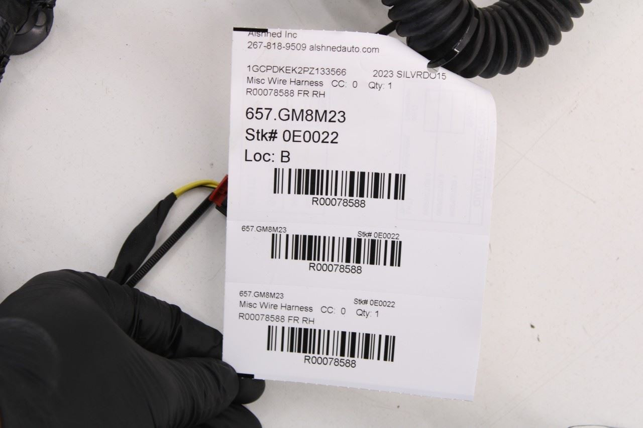 2022-2024 Chevrolet Silverado LT-L Front Right Side Door Wire Harness 86789941 - Alshned Auto Parts