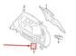 11-20 Nissan Rogue Trunk Quarter Panel Cargo Tie Down Hook Set of 4 74932-2U00A - Alshned Auto Parts