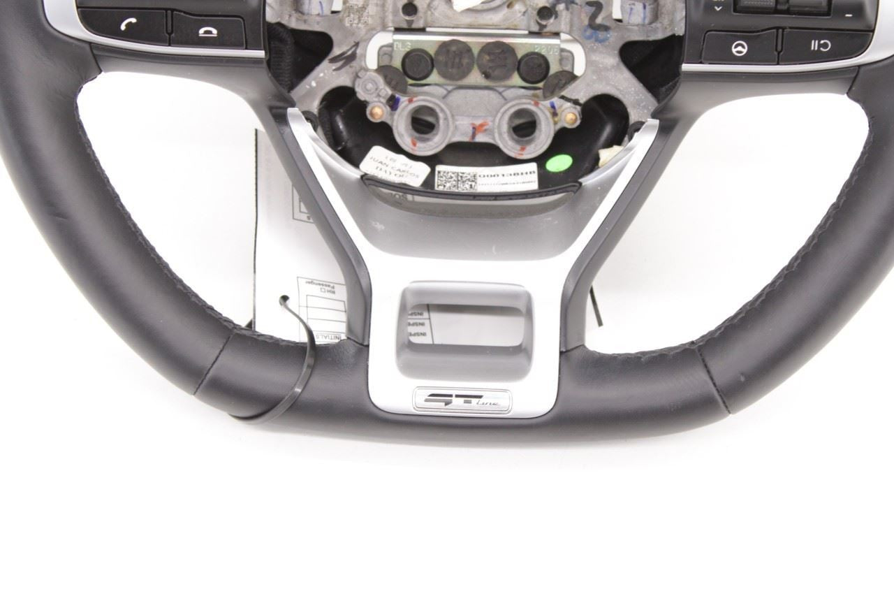 21-24 Kia K5 GTLine Steering Wheel Leather w/ Control Buttons 56111L2500QA1 OEM - Alshned Auto Parts