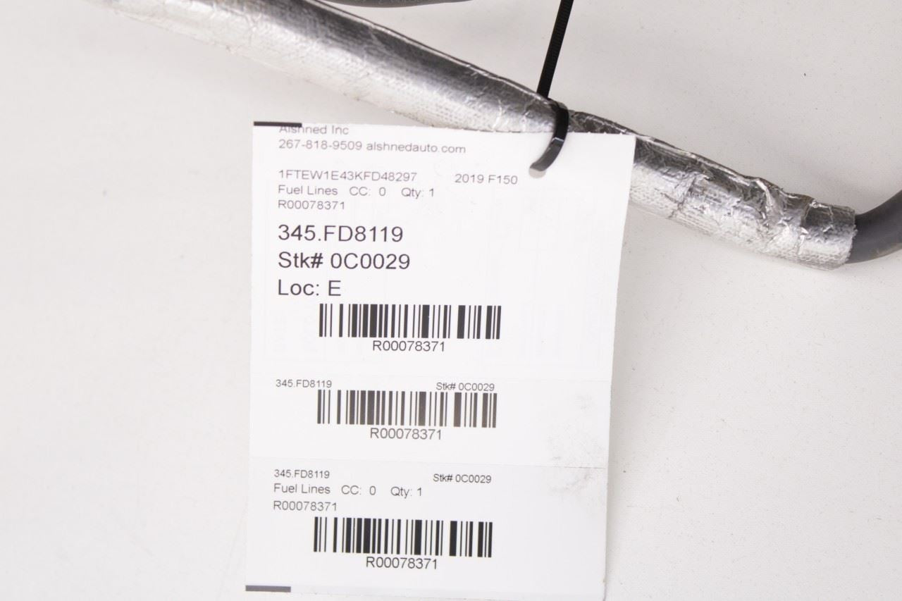 2018-20 Ford F150 Lariat 3.5L 4WD Fuel Line Tube Pipe Assembly KL3V-9J279-RA OEM - Alshned Auto Parts