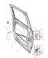 11-20 Ram 1500 Laramie AWD Rear Driver Left Side Upper and Lower Door Hinge Set - Alshned Auto Parts