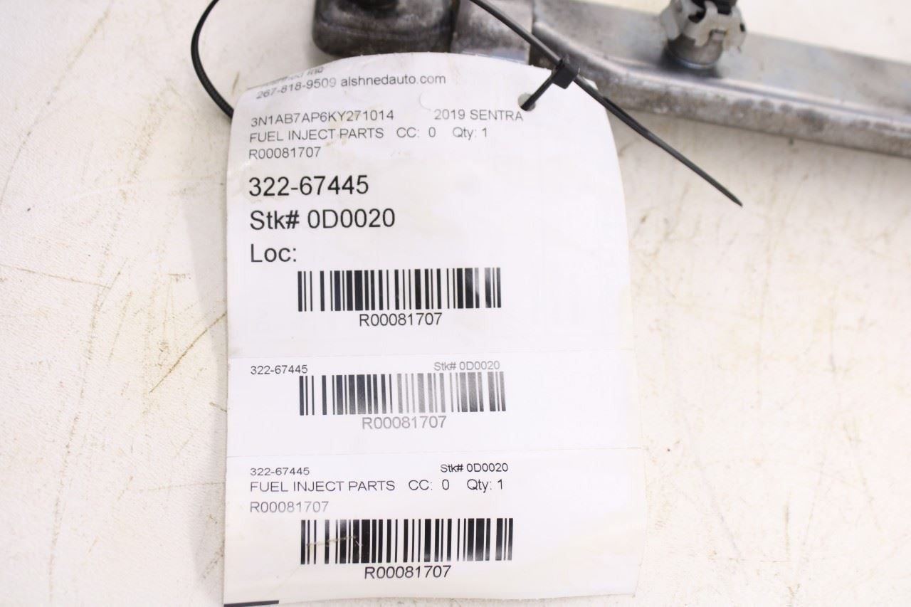 2013-2019 Nissan Sentra SV 1.8L Fuel Rail with Injectors 17520-3RC2A 16600-3RC0A13