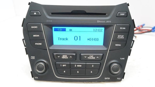 13-16 Hyundai Santa Fe AM/FM CD MP3 Bluetooth Radio OEM 96170-4Z1504X /AM1B0DPAN - Alshned Auto Parts