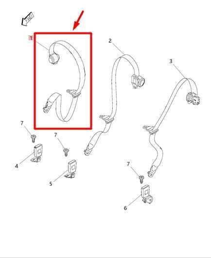 2015-21 Jeep Renegade RR Right Passenger Side Seat Belt Retractor 5VW77LXHAA OEM - Alshned Auto Parts