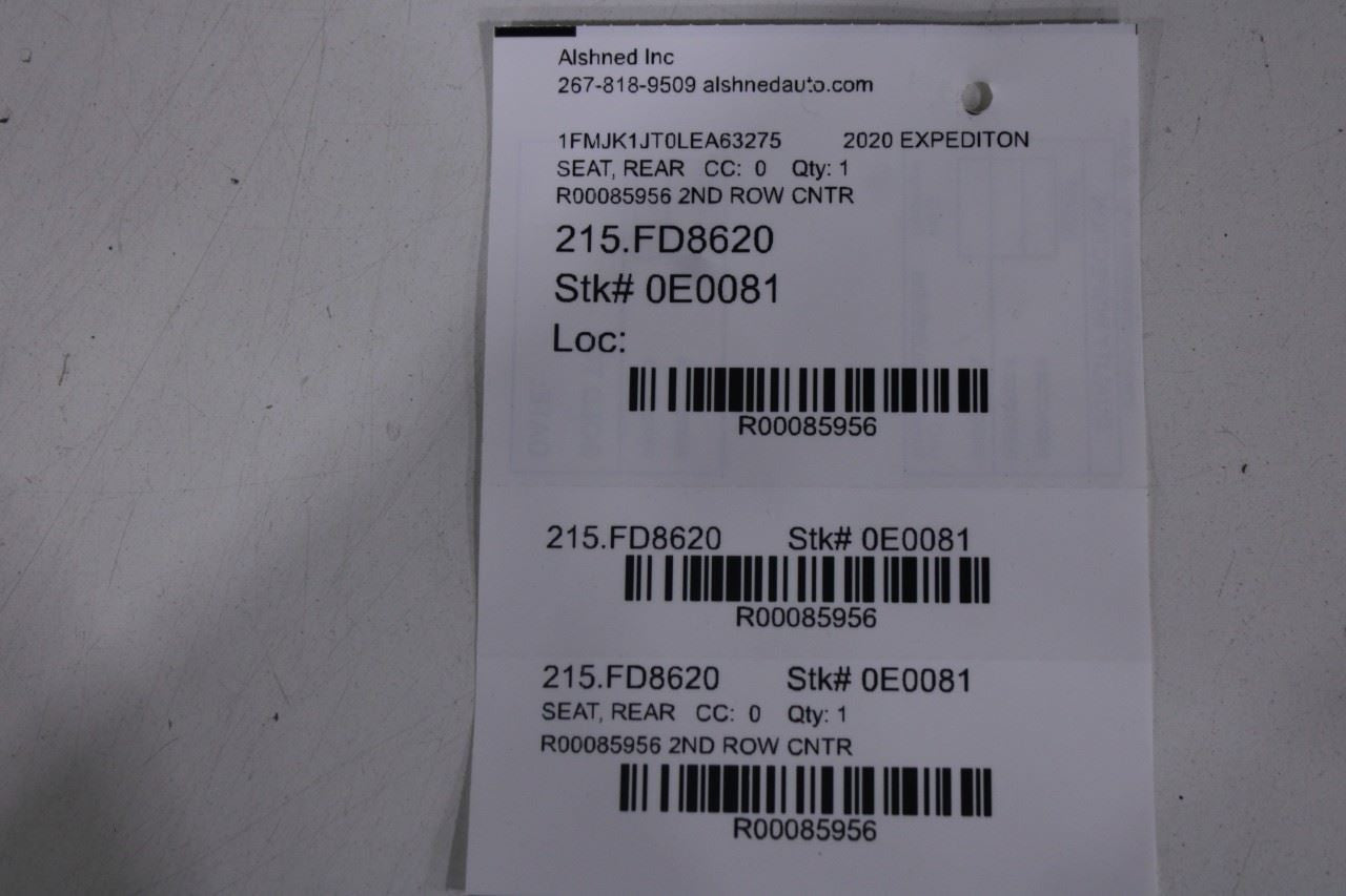 2020-21 Ford Expedition Max XLT 3.5L 4WD Rear Center 2nd Row Seat Full Complete13