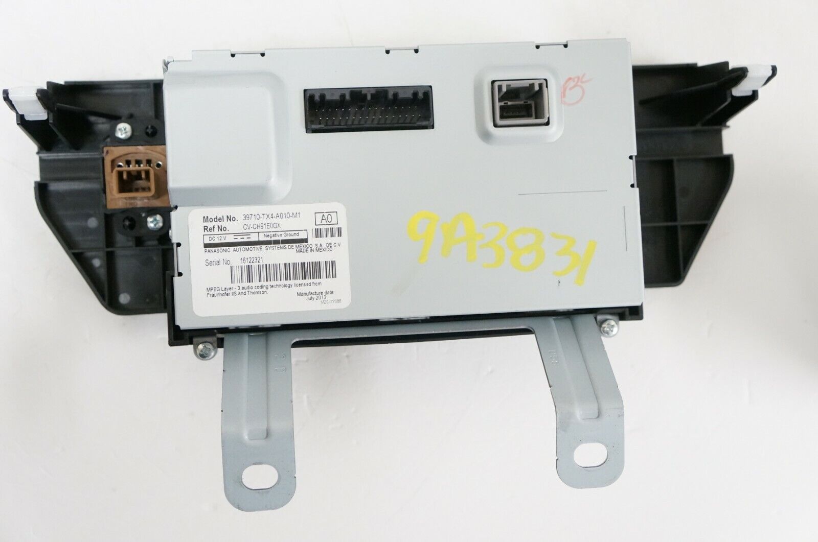 2013-2015 Acura RDX Upper Dash Display Information Screen OEM 39710-TX4-A010-M1 - Alshned Auto Parts