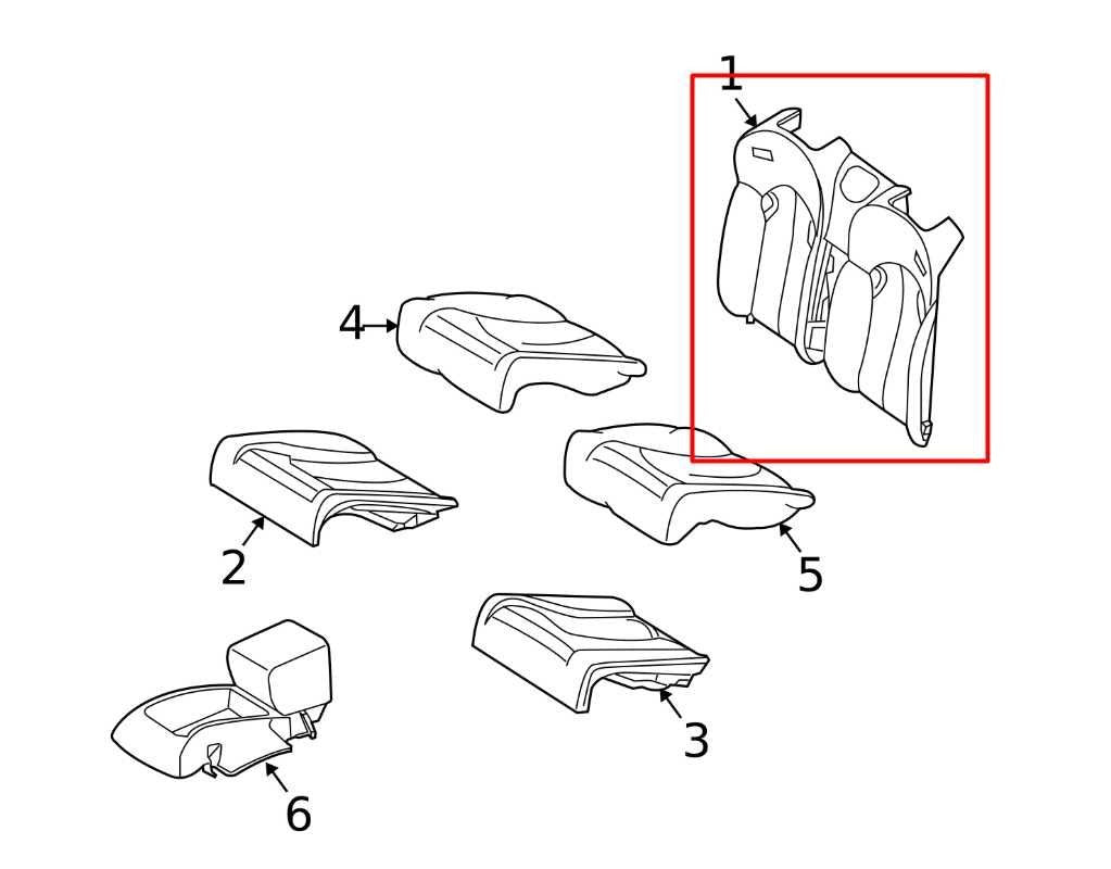 06-09 Mercedes-Benz CLK 350 Rear RH LH Side 2nd Row Seat Backrest Upper Cushion - Alshned Auto Parts