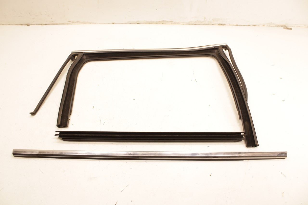 2014-22 Jeep Cherokee Latitude Rear Right Door Run Channel w/ Belt Weatherstrips - Alshned Auto Parts