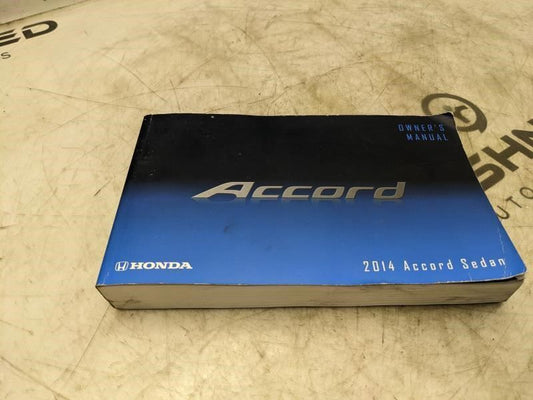 2014 Honda Accord Sedan Owners Manual Only 31T2A610 00X31-T2A-6100 OEM - Alshned Auto Parts