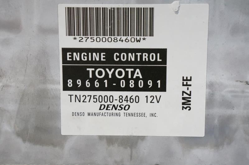 2004 Toyota Sienna Engine Control Unit ECU Module 89661-08091 OEM - Alshned Auto Parts