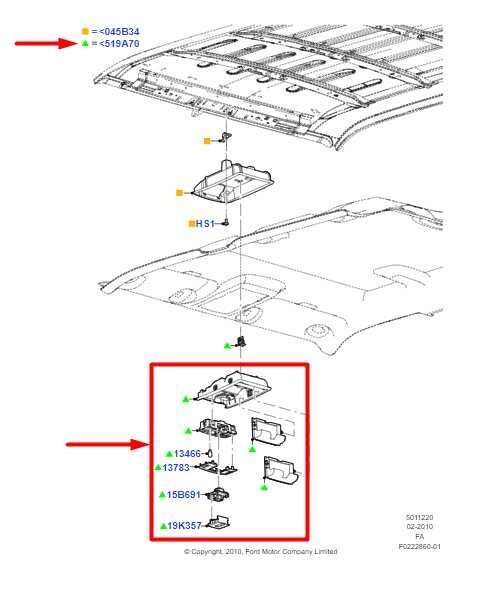 2011-2016 Ford F250 SD Front Dome Light Overhead Console 7L1A-13D776-C OEM - Alshned Auto Parts