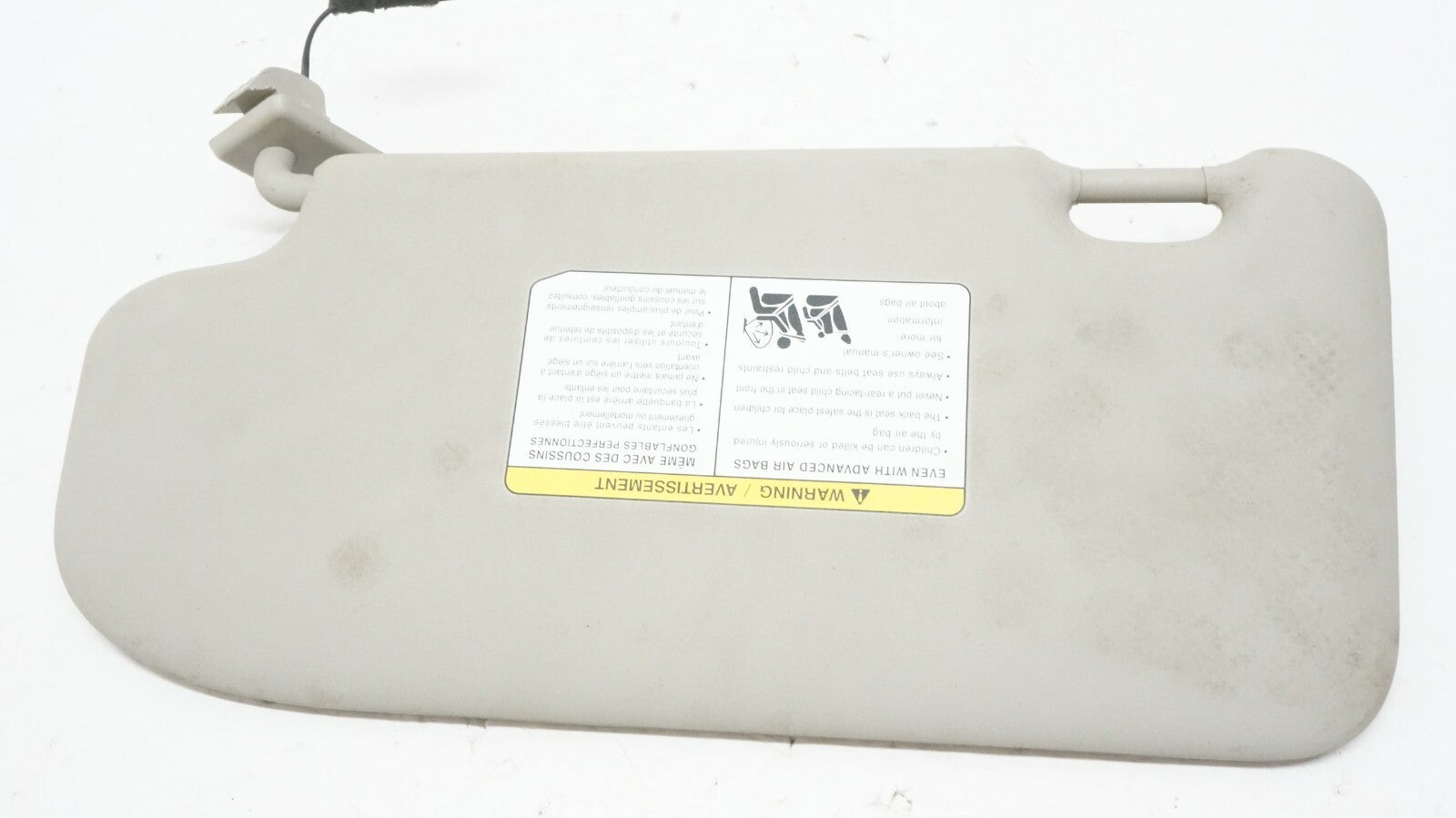 2017-2018 Nissan Rogue Sport Passenger Side Sun Visor OEM 96400-6MD1A *ReaD* - Alshned Auto Parts