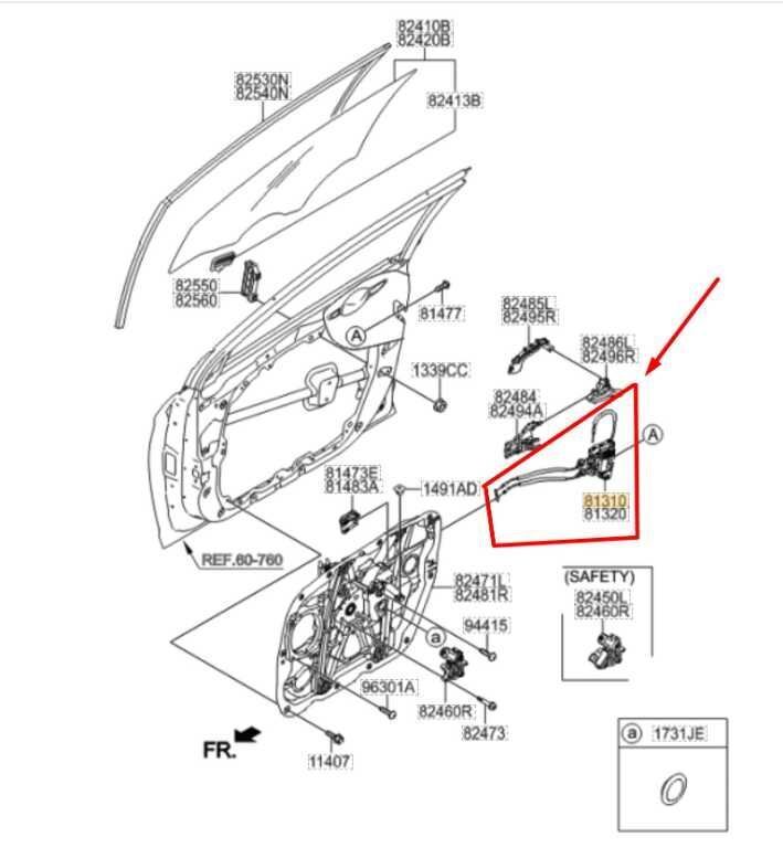 2015-19 Hyundai Sonata Front Left Side Door Lock Latch Actuator 81310-C1000 OEM - Alshned Auto Parts