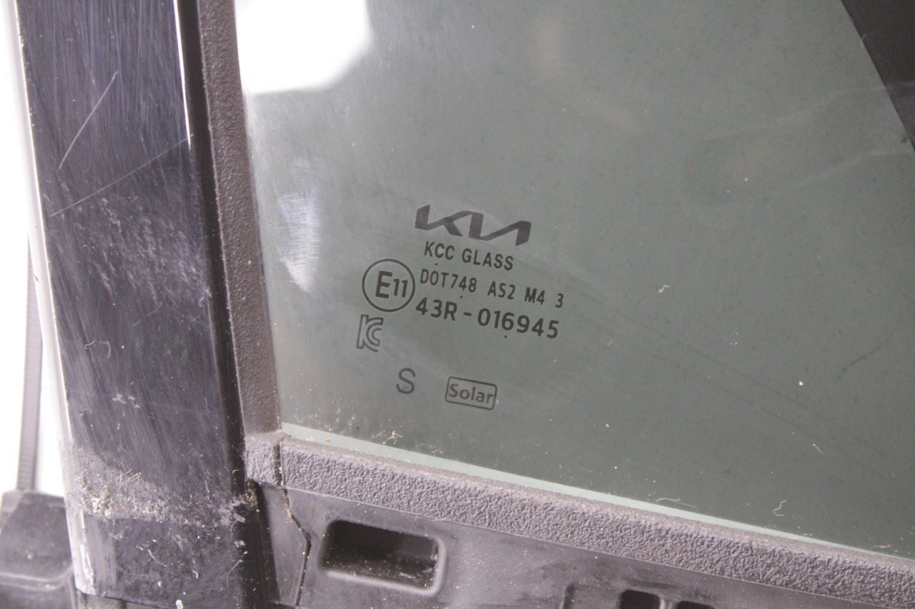 21-25 Kia Sorento XLine SX Prestige FR RH Door Fixed Vent Glass w/ Run Channel - Alshned Auto Parts