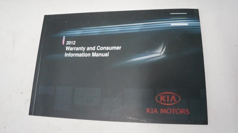 2012 Kia Forte Owner's Manual Book Set - Alshned Auto Parts