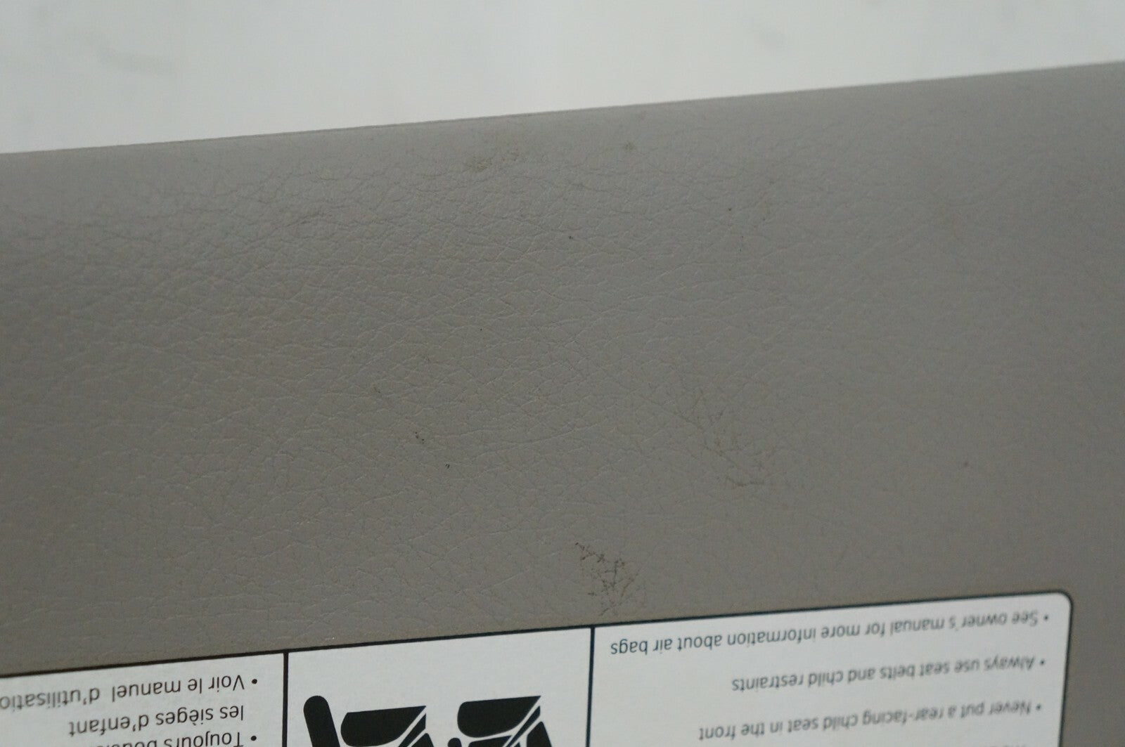 BMW 320i 2012-2018 Passenger Right Sun Visor Sunvisor Gray 51-16-7-349-346 OEM - Alshned Auto Parts
